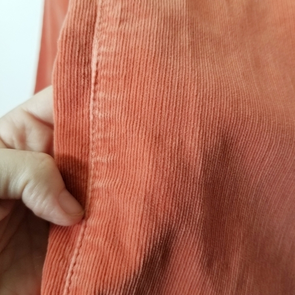 AG Adriano Goldschmied Stevie Slim Straight Corduroy Cropped‎ 26 R Burnt Orange - Picture 13 of 13